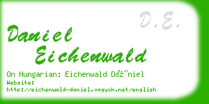 daniel eichenwald business card